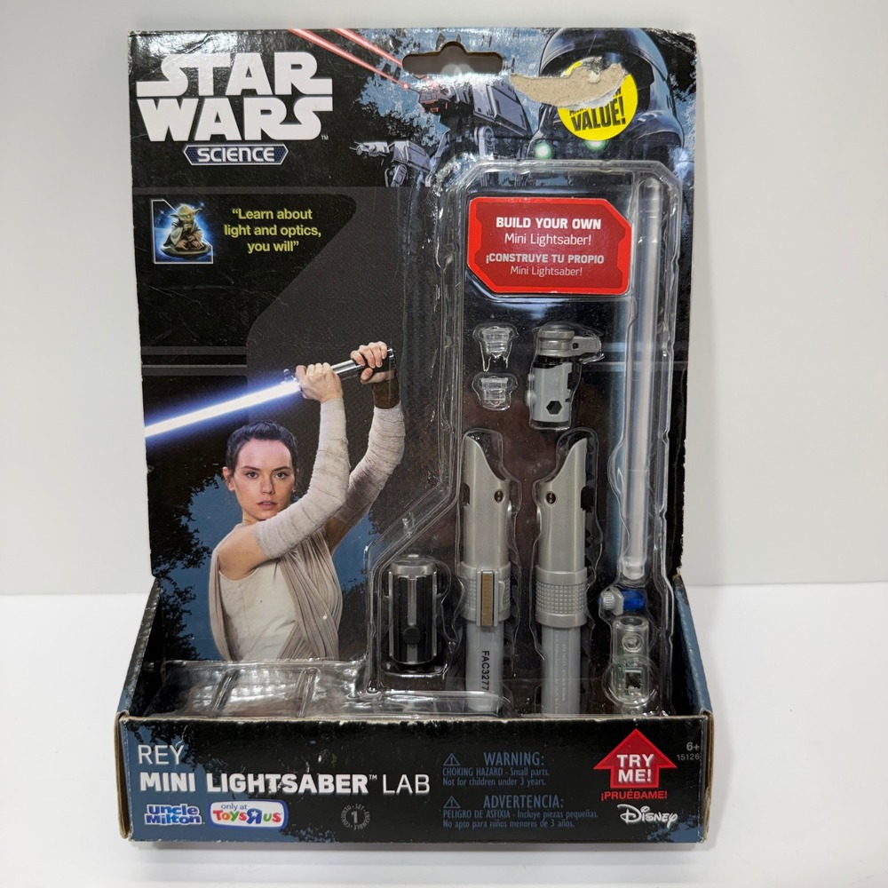 Star Wars Science Rey Mini Lightsaber Lab Uncle Milton Toys R Us Exclusive 15126